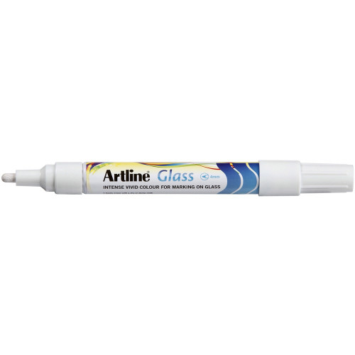 ARTLINE GLASS MARKER 2mm White