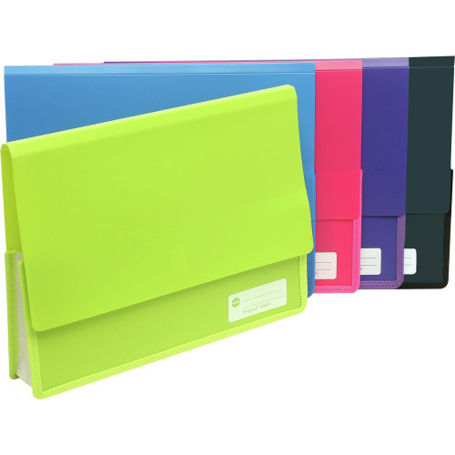 MARBIG POLYPICK WALLETS A4 Heavy Duty Wallet Lime