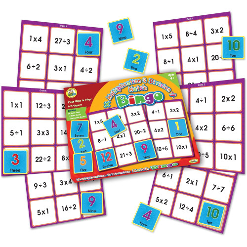 TFC Bingo Game Multiply & Divide Match