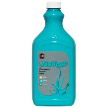 EDUCATIONAL COLOURS LIQUITEMP PAINT 2L TURQUOISE