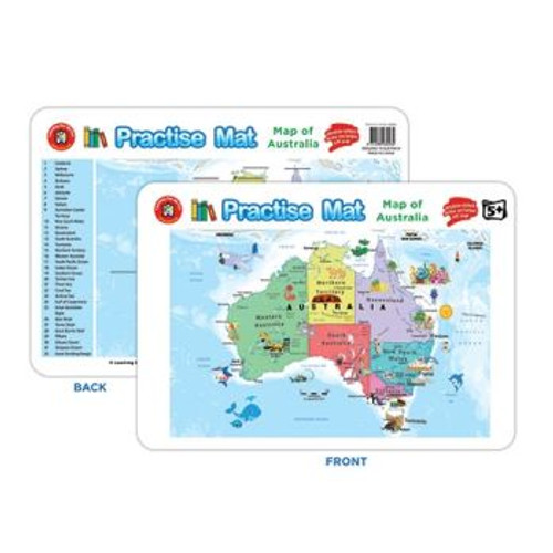 PRACTISE MAT - MAP OF AUSTRALIA