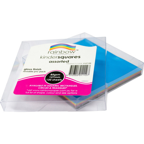 KINDER SHAPES Glossy Paper 127mm Square, Pk120