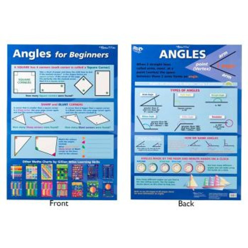 ANGLES FOR BEGINNERS/ANGLES DOUBLE SIDED CHART *** While Stocks Last ***
