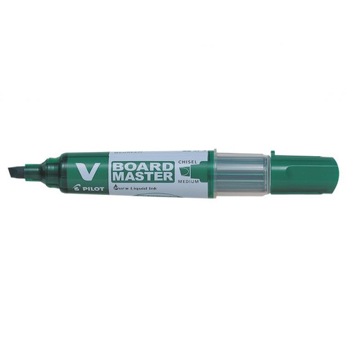 PILOT BEGREEN V WHITEBOARD MARKER Chisel Tip Green, Bx10