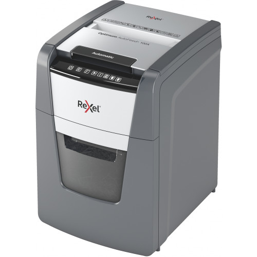 REXEL OPTIMUM AUTOFEED SHREDDER 100X CROSS CUT