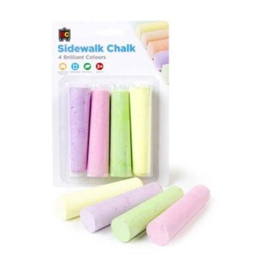 CHALK-SIDEWALK FLUORO 4PCS