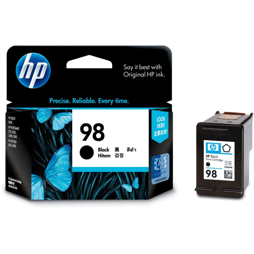 HP 98 BLACK ORIGINAL INK CARTRIDGE (C9364WA) Suits Photosmart 8050