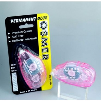 OSMER MINI DOT GLUE TAPE 14 metres x 8mm