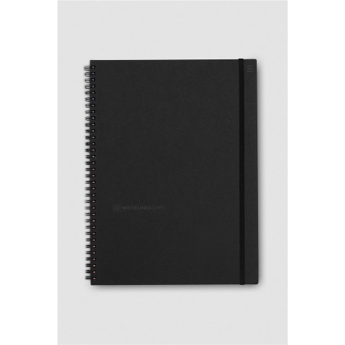 WHITELINES SPIRAL NOTEBOOK A4 Hardcover 160P 8mm 100gsm