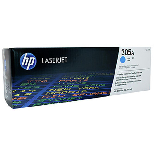 HP 305A CYAN ORIGINAL LASERJET TONER CARTRIDGE 2.6K (CE411A) Suits LaserJet Pro 400 M451/ M475