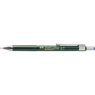 Faber-Castell TK Mechanical Pencil Green Fine 0.7mm, B, Each (9717)