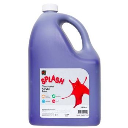 SPLASH CLASSROOM ACRYLIC 5L PURPLE BLAST (PURPLE)