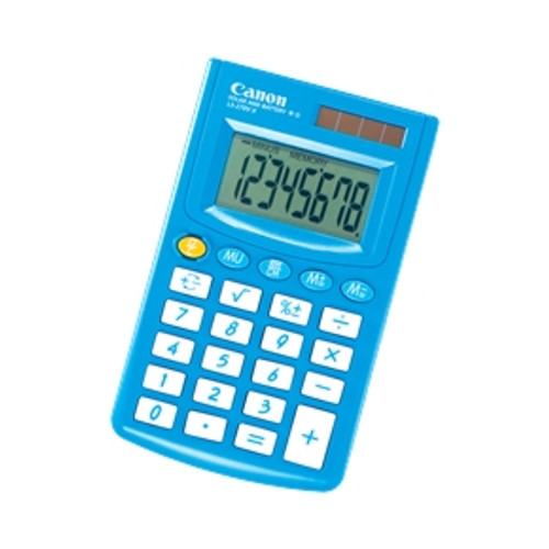 CANON LS270VIIB POCKET CALCULATOR Blue, 8 Digit