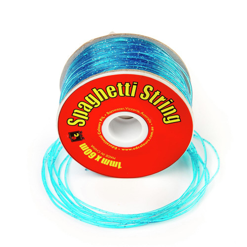 EC SPAGHETTI STRING 1mm X 60mt Glitter Sea Blue