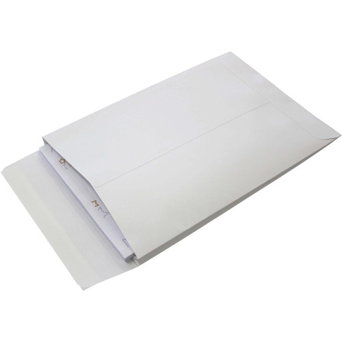 CUMBERLAND EXPANDABLE ENVELOPE White W/Face S/Seal 245x162mm Pack of 25