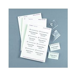 AVERY L7418 WHITE CARD NAME BADGES REFILLS 8/Sheet 86.5 x 55.5mm, Pk200