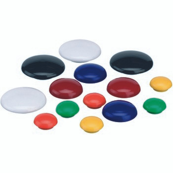 QUARTET MAGNETIC BUTTONS 30MM 10PK BLACK