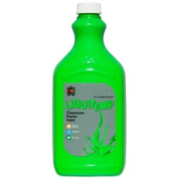 FLUORESCENT LIQUITEMP POSTER PAINT 2L GREEN