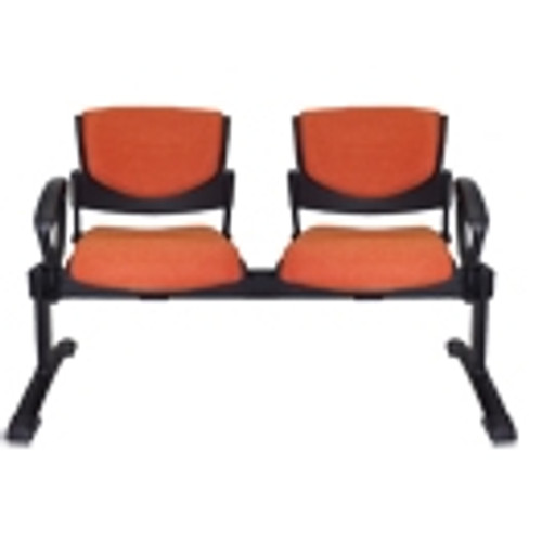 SPARROW BEAM CHAIR 2 Seater Beam with Black Legs, 1250mm Length