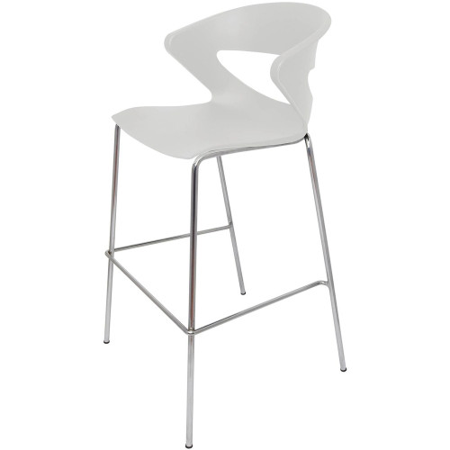 RAPIDLINE TAURUS STOOL Hospitality Stacking Stool White