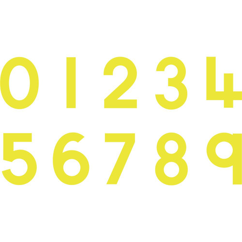 EC PAINT STAMPER Set 10 Numbers