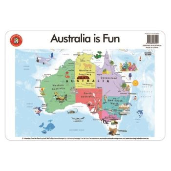 AUSTRALIA IS FUN PLACEMAT