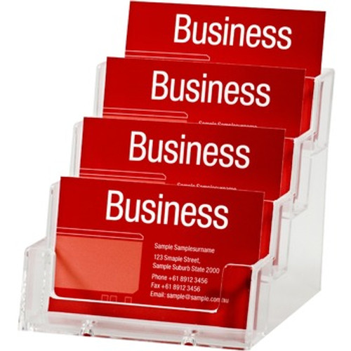 ESSELTE BUSINESS CARD HOLDER F/S L/S 4T - 4 COMP *** While Stocks Last ***