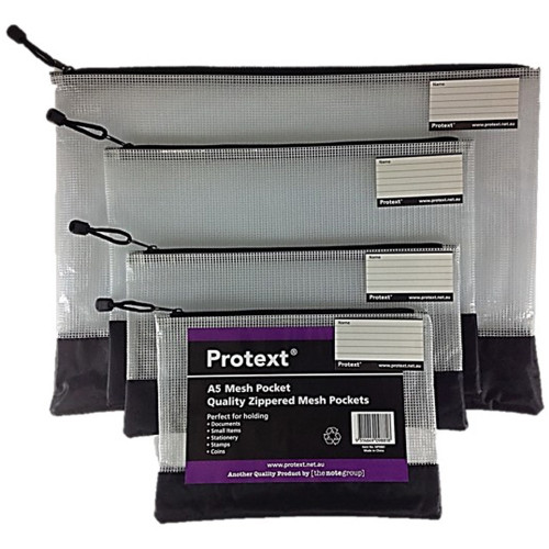 PROTEXT MESH POUCH A4 With Zipper
