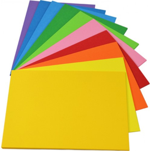 RAINBOW SPECTRUM BOARD 200GSM - A4 ASSORTED PK100