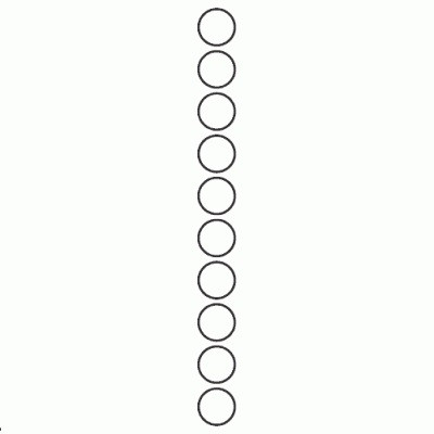 Polylaser Gloss Clear Permanent 20mm Circle Labels Roll of 1000 Labels