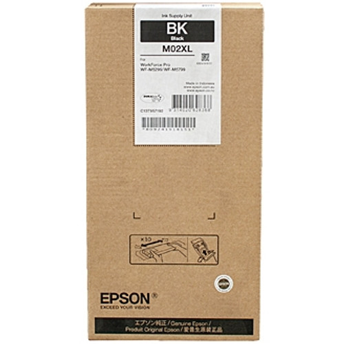 Epson M02XL Black Ink Pack Cartridge 10K Suits Epson WF M5299 / Epson Workforce Pro WF M5299 / Epson WF M5799 / Epson Workforce Pro WF M5799