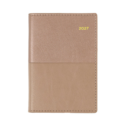 Collins Vanessa Diary Week To View B7R Rose Gold (Pre-Order Now for 2027) ** ETA 30/9/2026 **