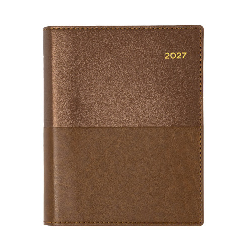 Collins Vanessa Diary Week To View A6 Tan (Pre-Order Now for 2027) ** ETA 30/9/2026 **