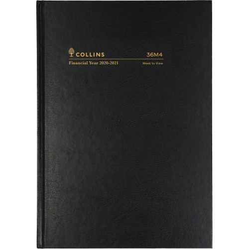 Collins Financial Year Diary A6 Week to Opening Black (2026-2027)