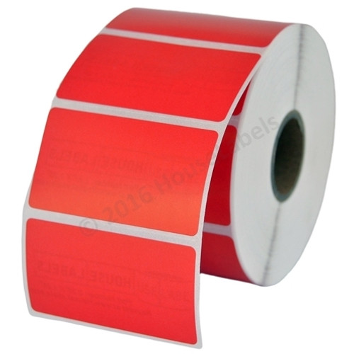 DIRECT THERMAL 101.6MM X 149.5MM LABELS ROLL 500 - RED