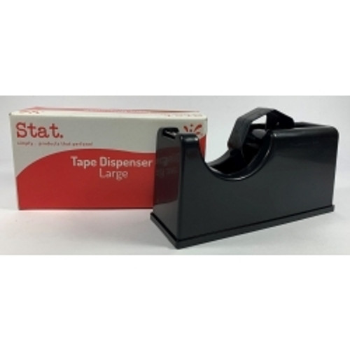 STAT TAPE DISPENSER LARGE BLACK (138-150)