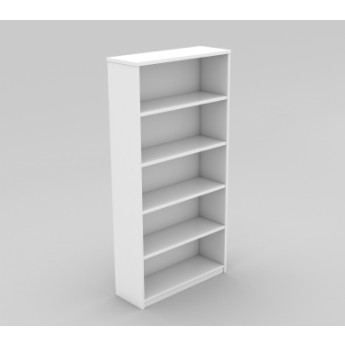 OM BOOKCASE (W) 900 x (D) 320 x (H) 1800mm White