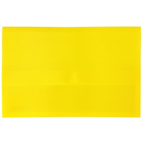Bantex Polydoc Document Wallet PP Foolscap - Yellow (34251)