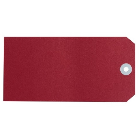 AVERY SHIPPING TAGS SIZE 8 160MM X 80MM RED BOX 1000