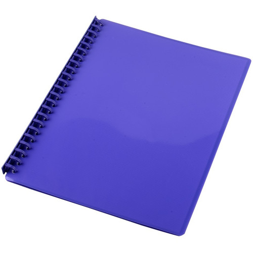 REFILLABLE DISPLAY BOOKS A4 20 Pocket Purple