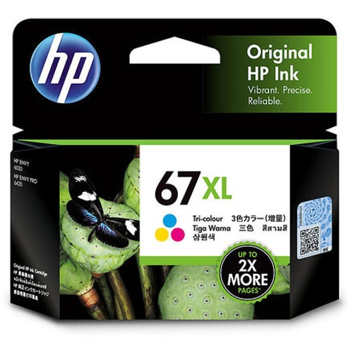 HP #67XL Original Tri Colour Ink (3YM58AA)