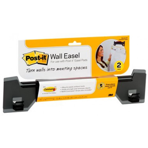 EASEL PAD WALL HANGER POST-IT EH559-2 W/COMMAND STRIPS , Pack of 2
