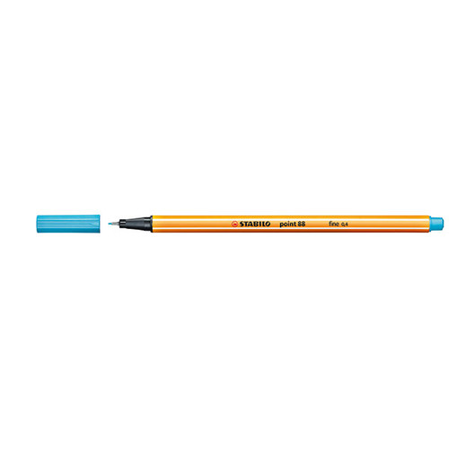 STABILO POINT 88 FINELINER AZURE BOX 10