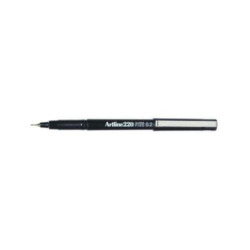 ARTLINE 220 FINELINER PEN 0.2MM BLACK HS