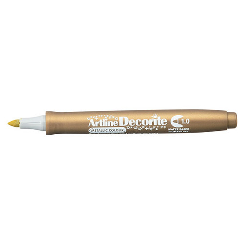ARTLINE DECORITE METALLIC 1.0 GOLD (BX12)