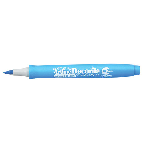 ARTLINE DECORITE METALLIC BRUSH METALLIC BLUE (BX12)