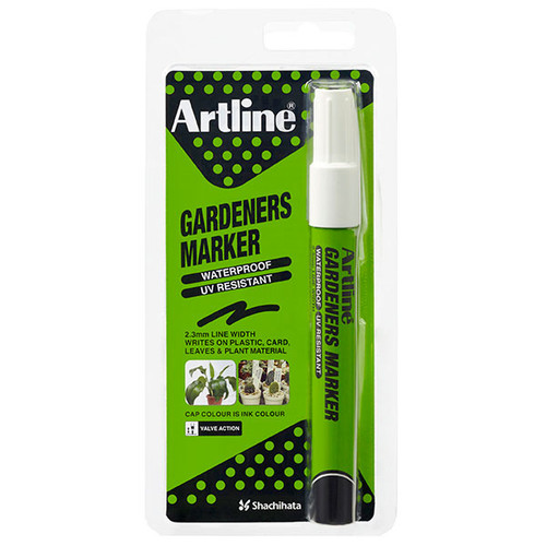 ARTLINE GARDENERS PERMANENT MARKER WHITE HS (EACH)