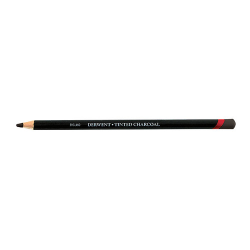 DERWENT TINTED CHARCOAL PENCIL BURNT EARTH TC19 (Box of 6)