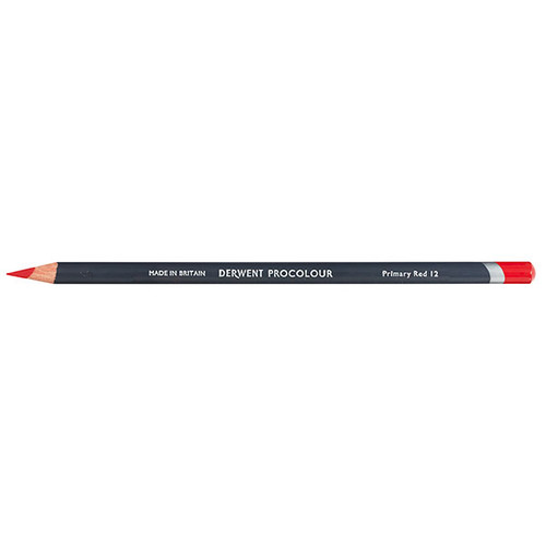 DERWENT PROCOLOUR PENCIL PRIMARY RED 12 (Box of 6)