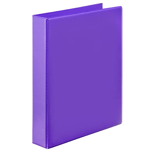 MARBIG CLEARVIEW INSERT BINDER A4 25MM 2D PURPLE